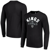 Los Angeles Kings Starter Puck Long Sleeve T-Shirt Black