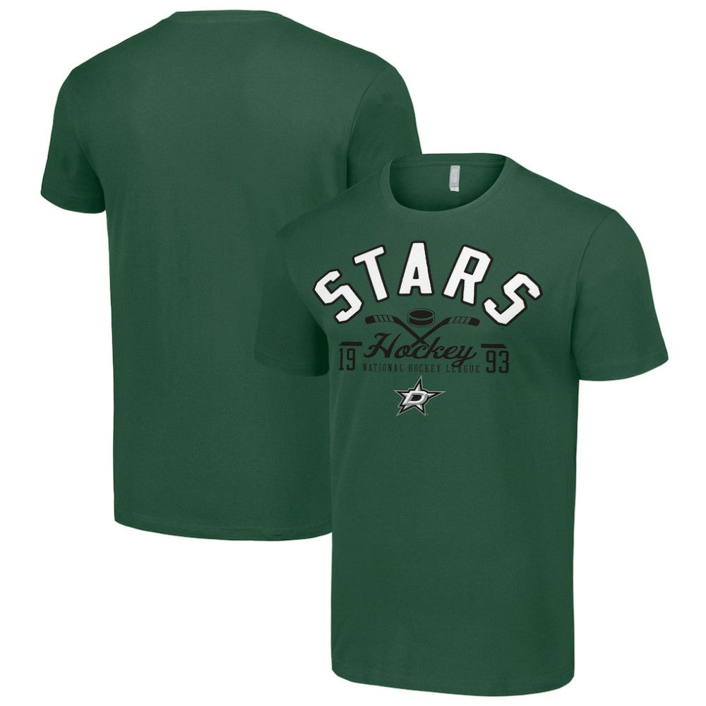Dallas Stars Starter Half Puck T-Shirt Green