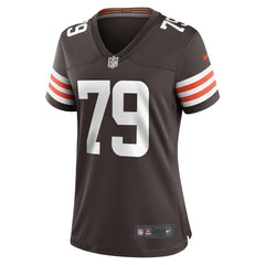 Dawand Jones Cleveland Browns Women's Team Game Jersey - Brown
