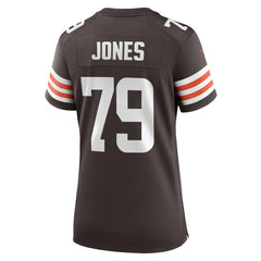 Dawand Jones Cleveland Browns Women's Team Game Jersey - Brown