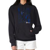St. Louis Blues G-III 4Her by Carl Banks Women's Hockey Love Fleece Pullover Hoodie Black