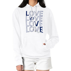 Tampa Bay Lightning G-III 4Her by Carl Banks Women's Hockey Love Fleece Pullover Hoodie White