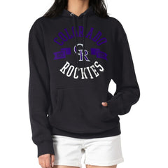 Colorado Rockies G-III 4Her by Carl Banks Women's City Graphic Pullover Hoodie Black