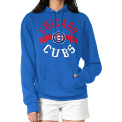 Chicago Cubs G-III 4Her by Carl Banks Women's City Graphic Pullover Hoodie Royal
