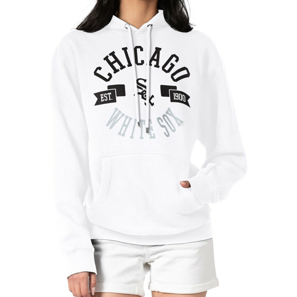 Chicago White Sox G-III 4Her by Carl Banks Women's City Graphic Pullover Hoodie White