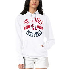 St. Louis Cardinals G-III 4Her by Carl Banks Women's City Graphic Pullover Hoodie White