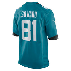 R. Jay Soward Jacksonville Jaguars Retired Player Team Game Jersey - Teal