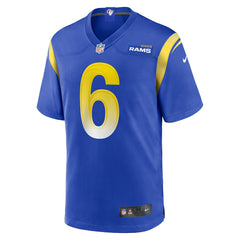 Tre'Vius Hodges-Tomlinson Los Angeles Rams Team Game Jersey - Royal