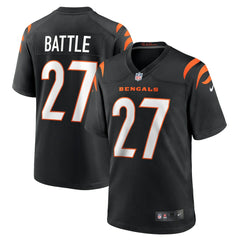 Jordan Battle Cincinnati Bengals Team Game Jersey - Black