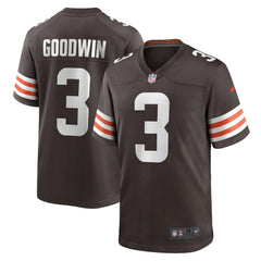 Marquise Goodwin Cleveland Browns Team Game Jersey - Brown