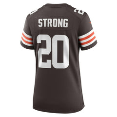 Pierre Strong Jr. Cleveland Browns Women's Team Game Jersey - Brown