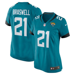 Christian Braswell Jacksonville Jaguars Women's Team Game Jersey - Teal