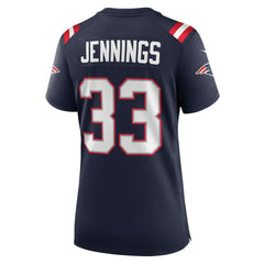 Anfernee Jennings New England Patriots Women's Game Jersey - Navy