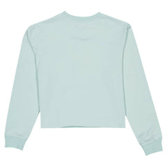 Atlanta Braves Women's Breeze Logo Select Cropped Long Sleeve T-Shirt Mint | New Era