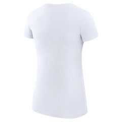 Miami Marlins G-III 4Her by Carl Banks Women's Super-Slim Fit Lightweight Love Graphic Team T-Shirt White