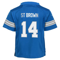Amon-Ra St. Brown Detroit Lions Preschool Player Game Jersey - Blue