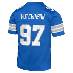 Aidan Hutchinson Detroit Lions Youth Game Jersey - Blue