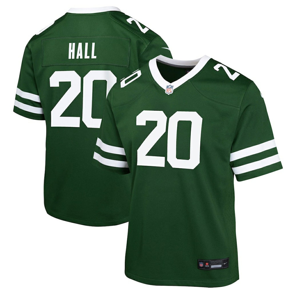 Breece Hall New York Jets Youth Game Jersey - Green