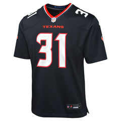 Dameon Pierce Houston Texans Youth Game Jersey - Navy