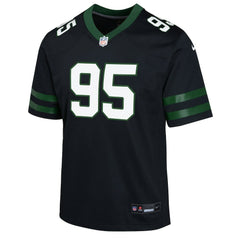 Quinnen Williams New York Jets Youth Game Jersey - Black