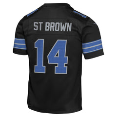 Amon-Ra St. Brown Detroit Lions Youth Game Jersey - Black