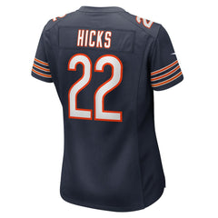 Elijah Hicks Chicago Bears Women's Team Game Jersey - Navy