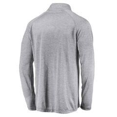 San Francisco Giants Profile Big & Tall Raglan Quarter-Zip Top Heather Gray