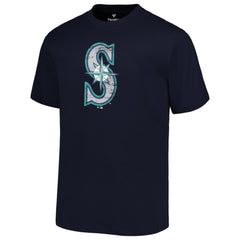 Seattle Mariners Profile Big & Tall Primary Logo T-Shirt Navy