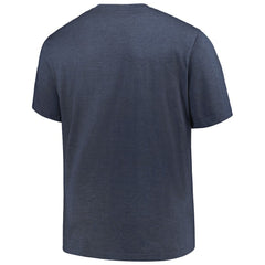 Houston Astros Profile Big & Tall Weathered Logo T-Shirt Heather Navy