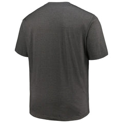 Baltimore Orioles Profile Big & Tall Weathered Logo T-Shirt Heather Black