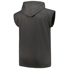 St. Louis Cardinals Profile Big & Tall Muscle Sleeveless Pullover Hoodie Heather Charcoal