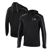 Philadelphia Flyers Columbia Omni-Wick Shotgun Long Sleeve Hoodie T-Shirt Black