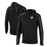 Pittsburgh Penguins Columbia Omni-Wick Shotgun Long Sleeve Hoodie T-Shirt Black
