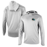 San Jose Sharks Columbia Omni-Wick Shotgun Long Sleeve Hoodie T-Shirt Gray