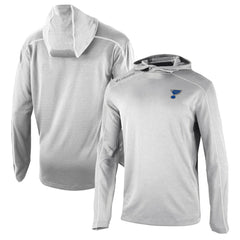 St. Louis Blues Columbia Omni-Wick Shotgun Long Sleeve Hoodie T-Shirt Gray