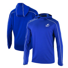 Tampa Bay Lightning Columbia Omni-Wick Shotgun Long Sleeve Hoodie T-Shirt Blue