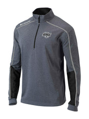 Los Angeles Kings Columbia Omni-Wick Shotgun 2.0 Quarter-Zip Pullover Top Gray/Black