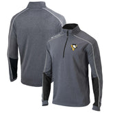 Pittsburgh Penguins Columbia Omni-Wick Shotgun 2.0 Quarter-Zip Pullover Top Gray/Black