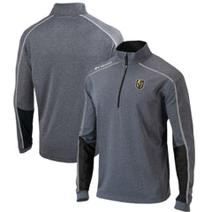 Vegas Golden Knights Columbia Omni-Wick Shotgun 2.0 Quarter-Zip Pullover Top Gray/Black