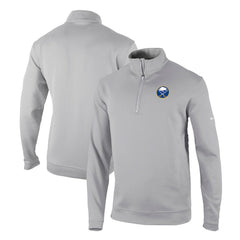 Buffalo Sabres Columbia Omni-Wick Wickhams Hills Half-Zip Pullover Top Gray