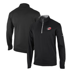 Carolina Hurricanes Columbia Omni-Wick Wickhams Hills Half-Zip Pullover Top Black