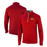 Chicago Blackhawks Columbia Omni-Wick Wickhams Hills Half-Zip Pullover Top Red