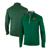 Minnesota Wild Columbia Omni-Wick Wickhams Hills Half-Zip Pullover Top Green