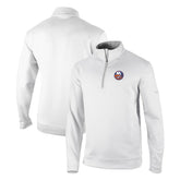 New York Islanders Columbia Omni-Wick Wickhams Hills Half-Zip Pullover Top White