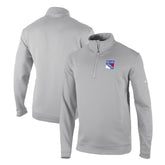 New York Rangers Columbia Omni-Wick Wickhams Hills Half-Zip Pullover Top Gray