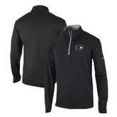Philadelphia Flyers Columbia Omni-Wick Wickhams Hills Half-Zip Pullover Top Black