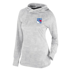 New York Rangers Columbia Women's Omni-Wick Sunday Ball Pullover Hoodie White