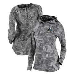 San Jose Sharks Columbia Women's Omni-Wick Sunday Ball Pullover Hoodie Black