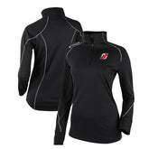 New Jersey Devils Columbia Women's Omni-Wick Shotgun 2.0 Quarter-Zip Pullover Top Black