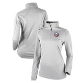 New York Islanders Columbia Women's Omni-Wick Shotgun 2.0 Quarter-Zip Pullover Top White